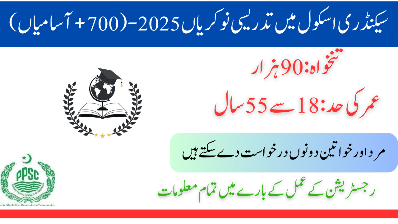 FGEI Secondary School Teaching Jobs