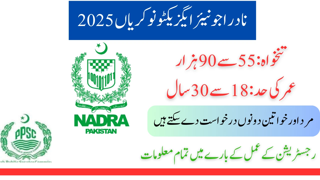 NADRA Junior Executive Jobs 2025